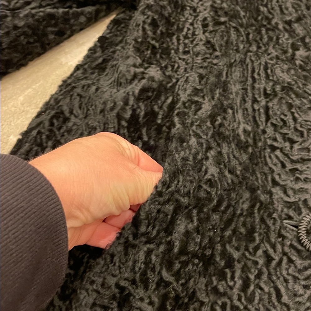 Vintage Famous Barr Fur, Lamb with Mink Collar and and Cuffs Size 6 - Picture 5 of 15